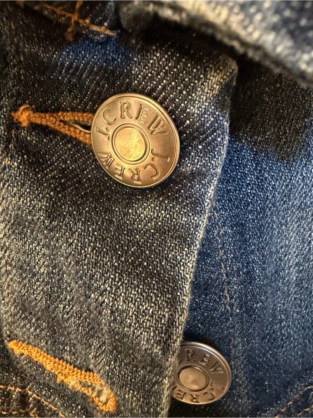 J. Crew Vintage-Style Medium Blue Denim Jacket